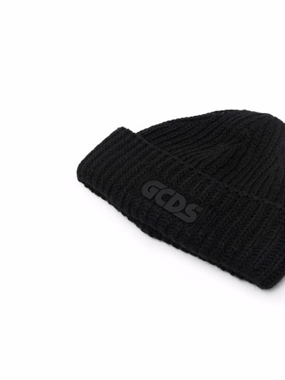 GCDS logo-print intarsia-knit beanie outlook