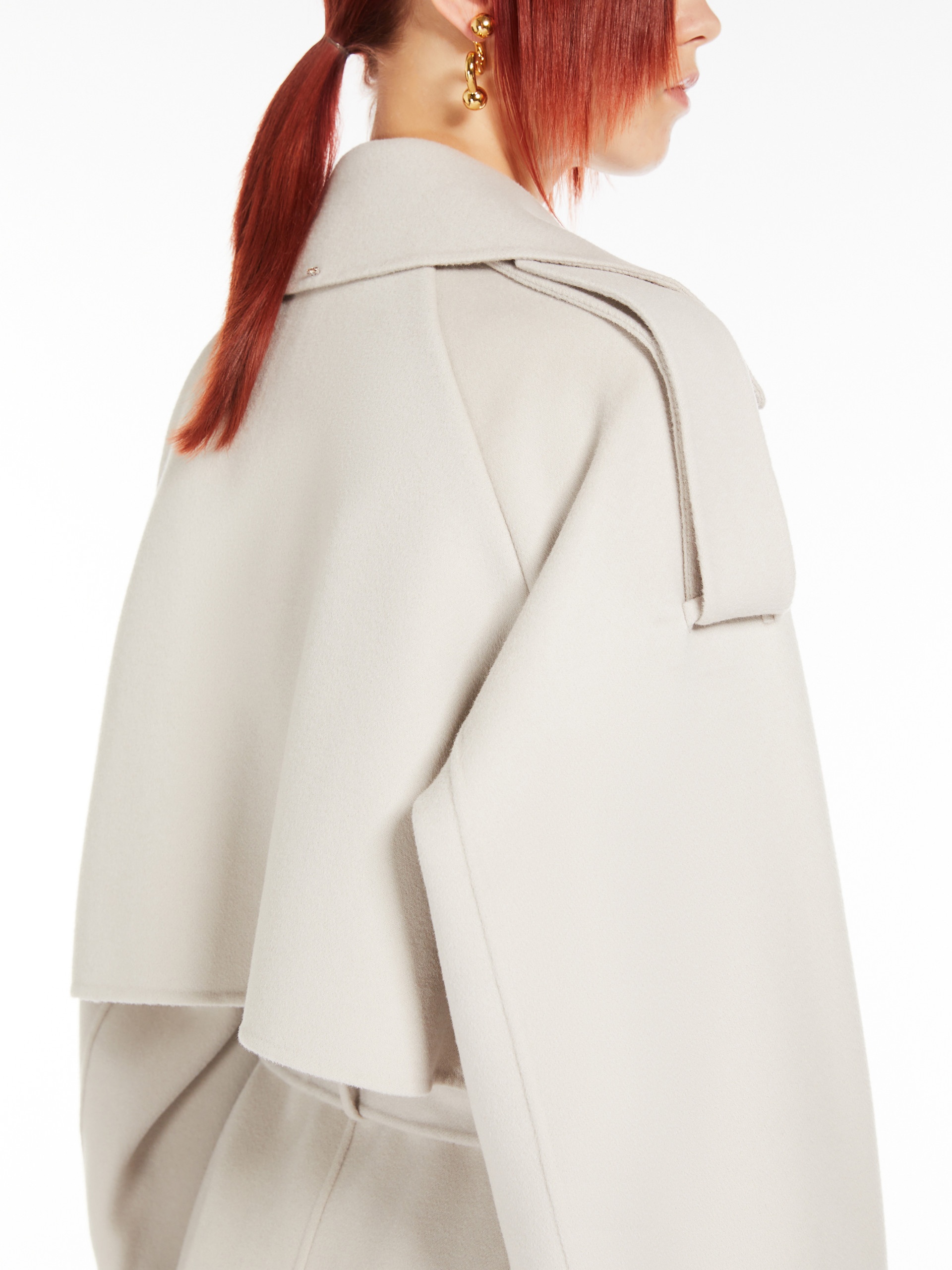 Sportmax FIORE Pure wool trench coat | REVERSIBLE