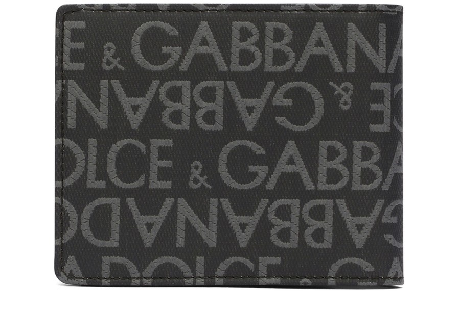 Coated jacquard bifold wallet - 3