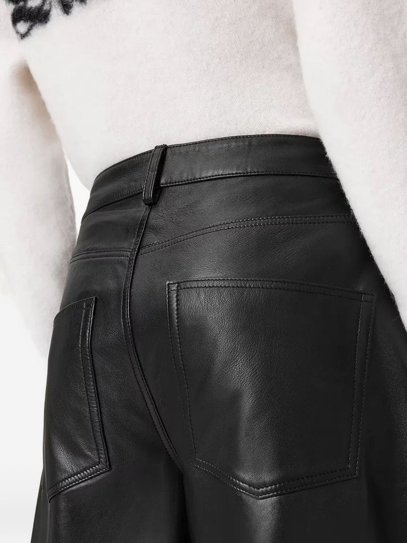 Jett panelled leather trousers 3