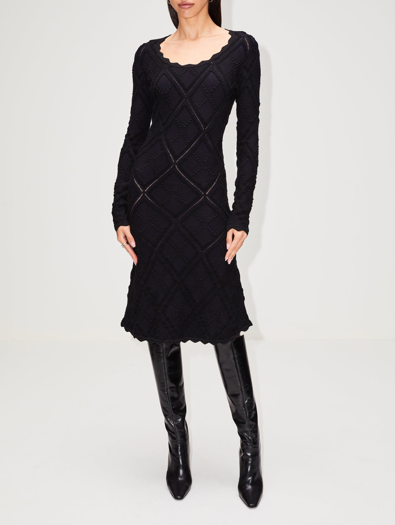 Burberry Aran Scoop Neck Dress outlook