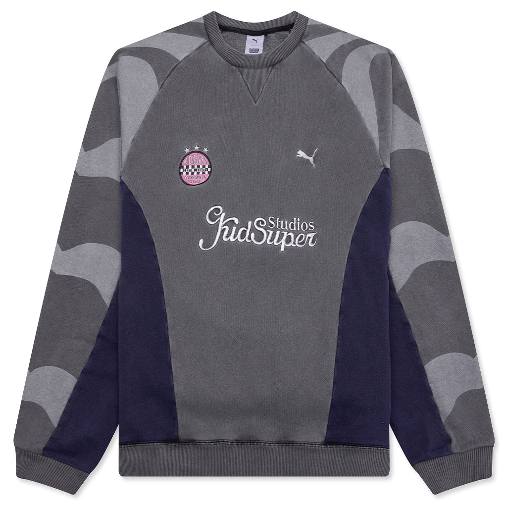 PUMA X KIDSUPER CREWNECK SWEATSHIRT - BLACK - 1