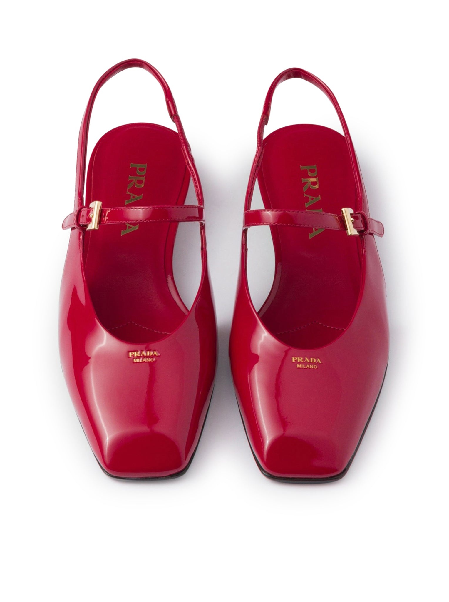 PATENT LEATHER SLINGBACK BALLERINAS - 4