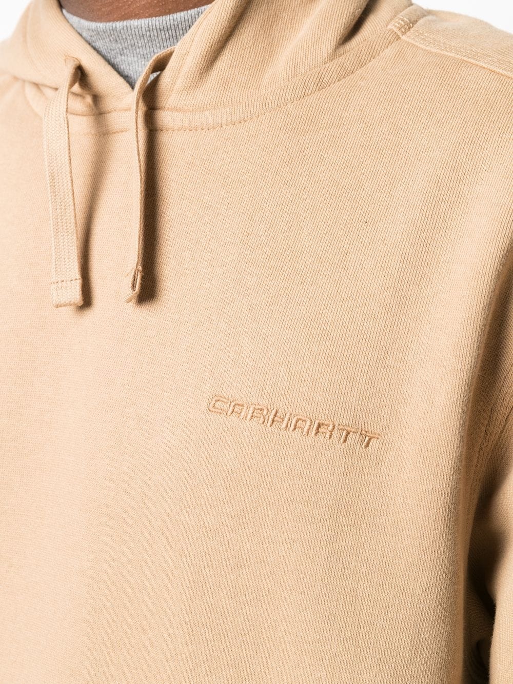 logo-embroidered hoodie - 5