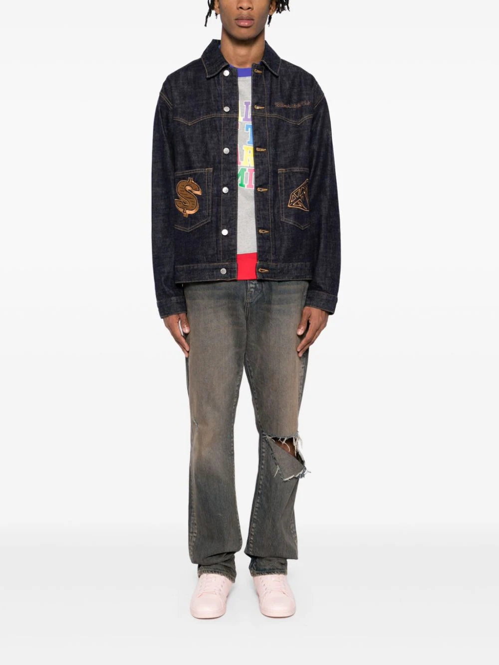 EMBROIDERED DENIM JACKET - 2