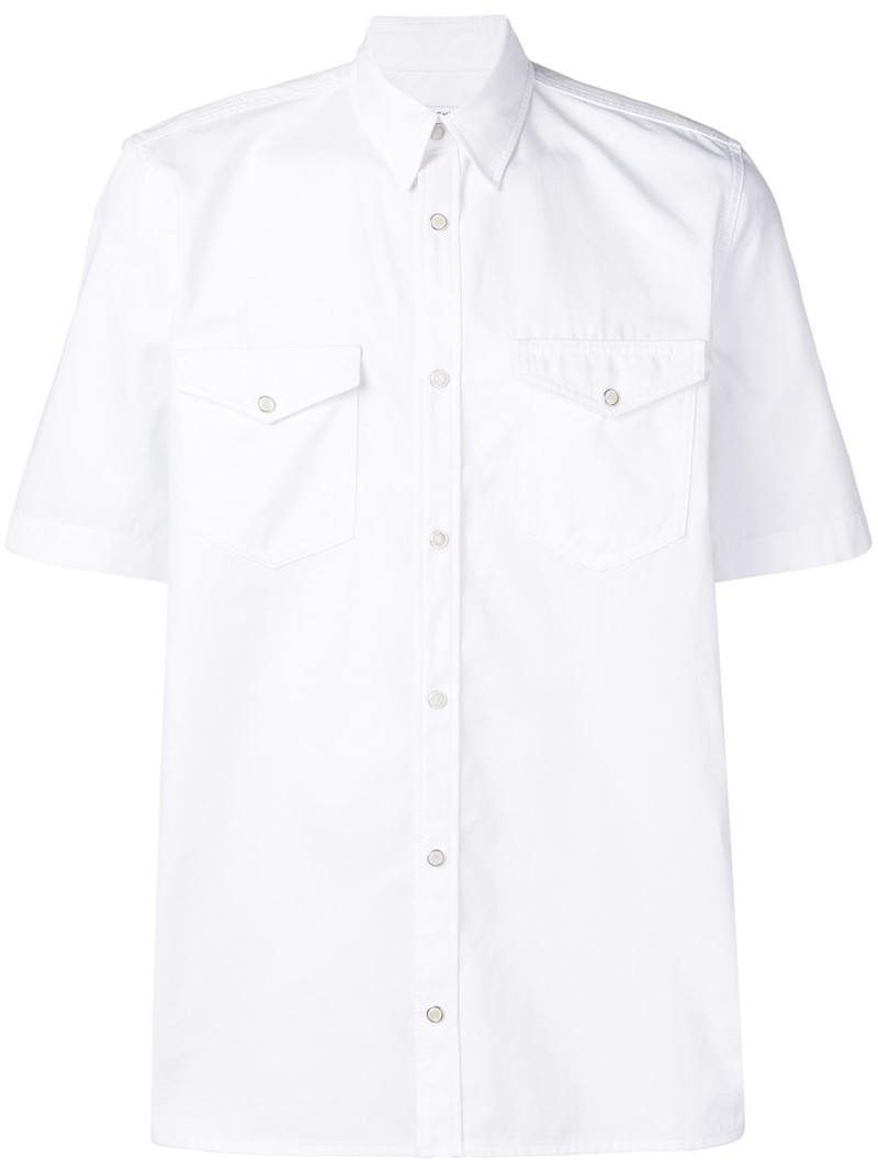 logo side-stripe shirt 1