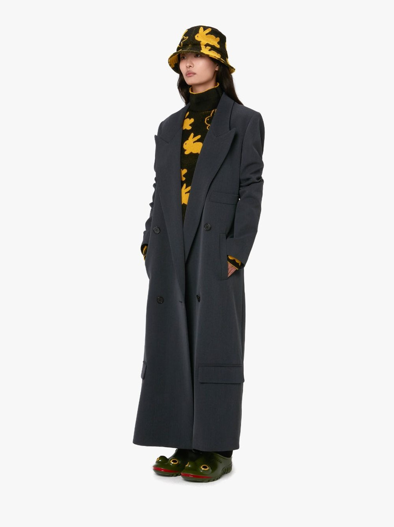 LONGLINE DOUBLE-BREASTED COAT 5