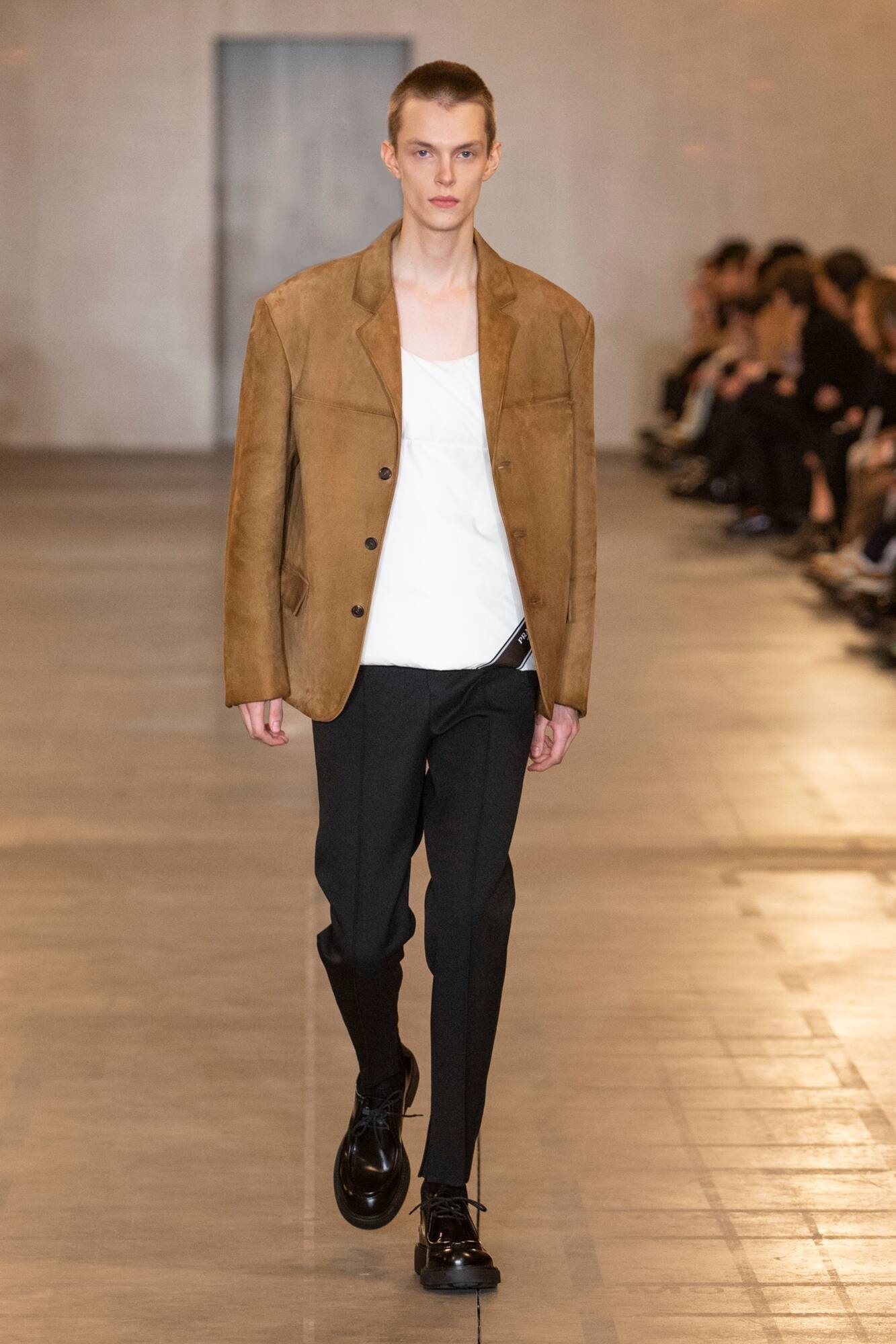 Gabardine slim pants - 7