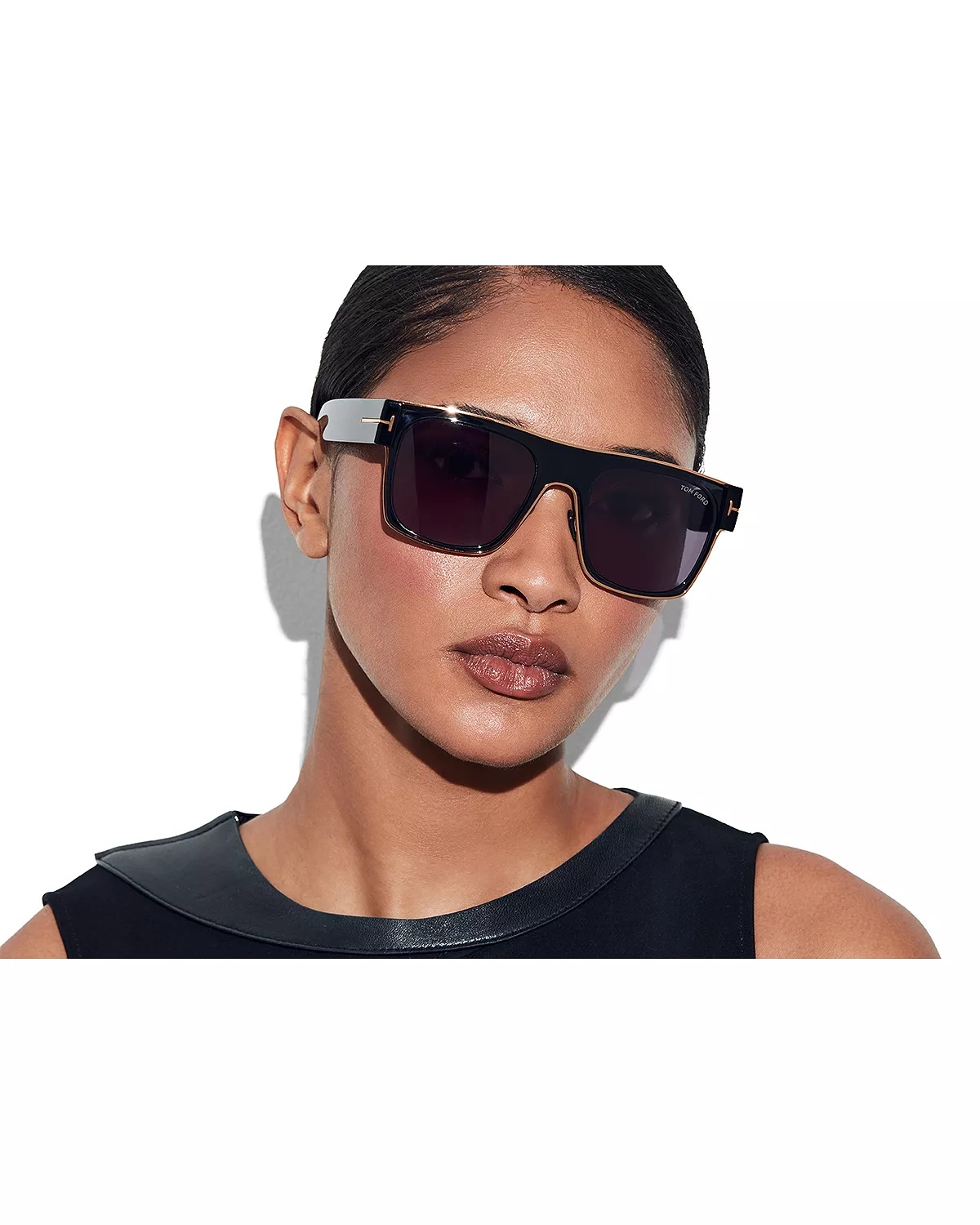 Metal Accent Square Sunglasses, 54mm - 3