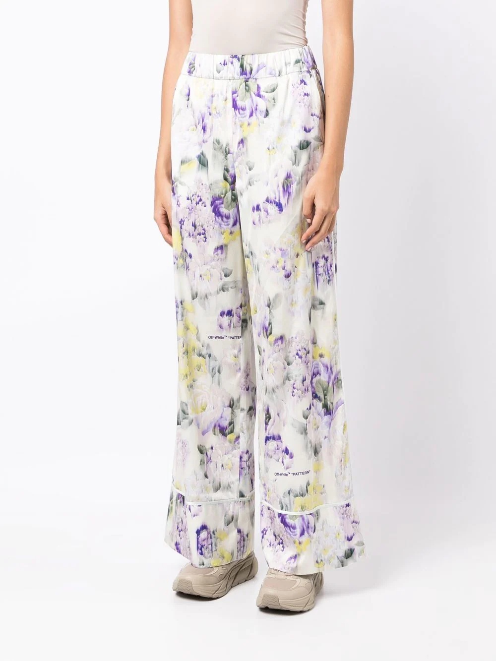 floral-print palazzo pants - 4