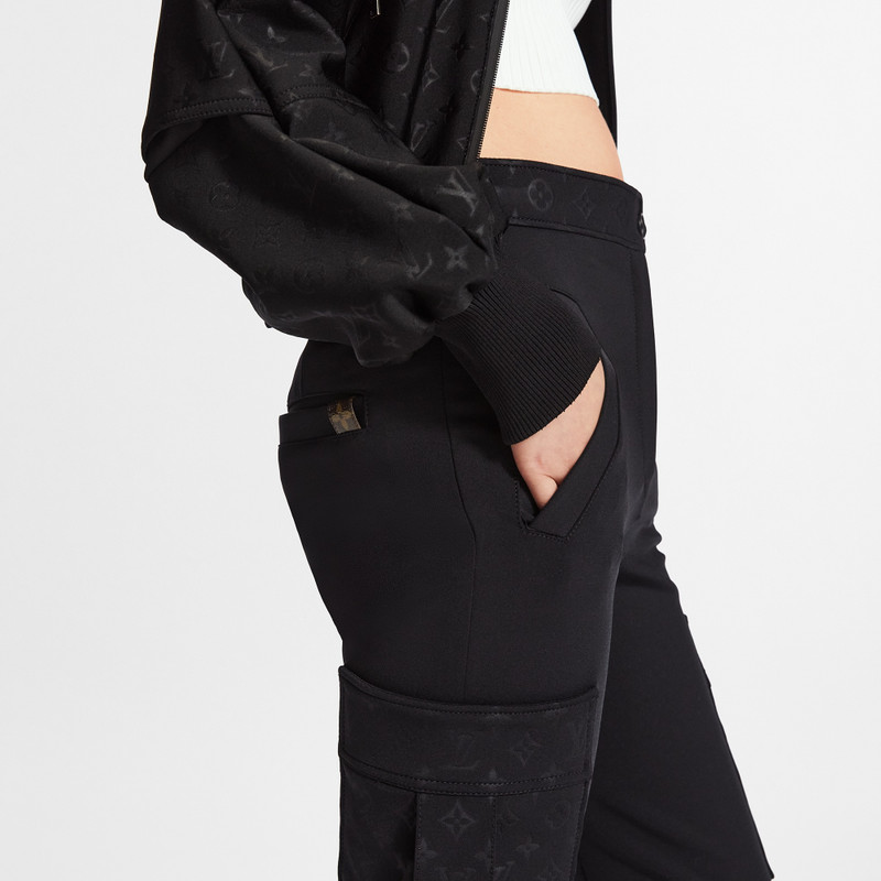 Monogram Detail Cargo Pants 3