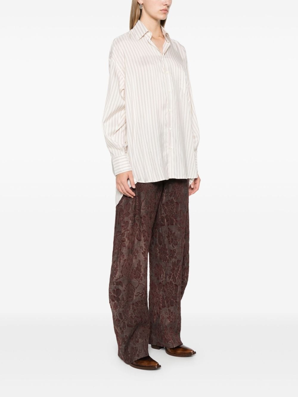 Pegaso-embroidered shirt - 3