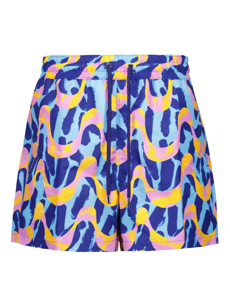 FRESCOBOL CARIOCA abstract-print swim shorts outlook