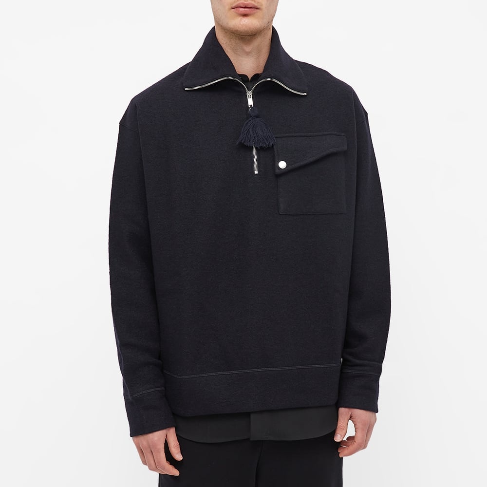 Jil Sander Plus Quarter Zip Sweat - 4