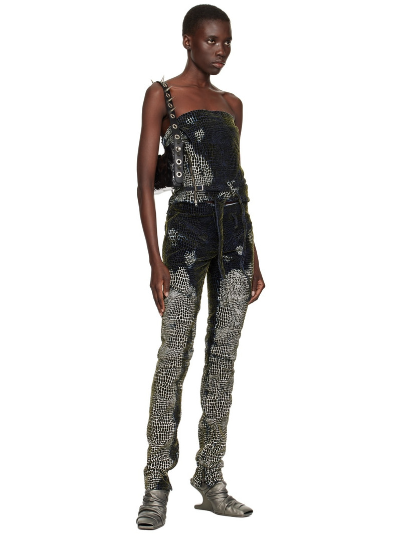 OTTOLINGER Blue Pattern Denim Tank Top outlook