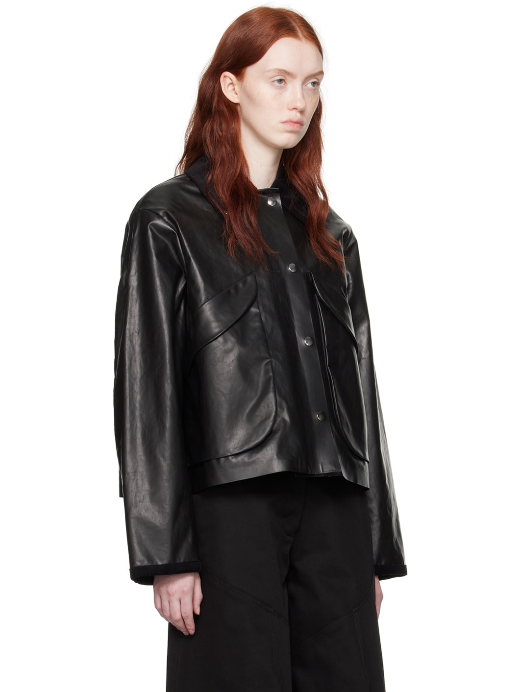 Black Coated Jacket - 2