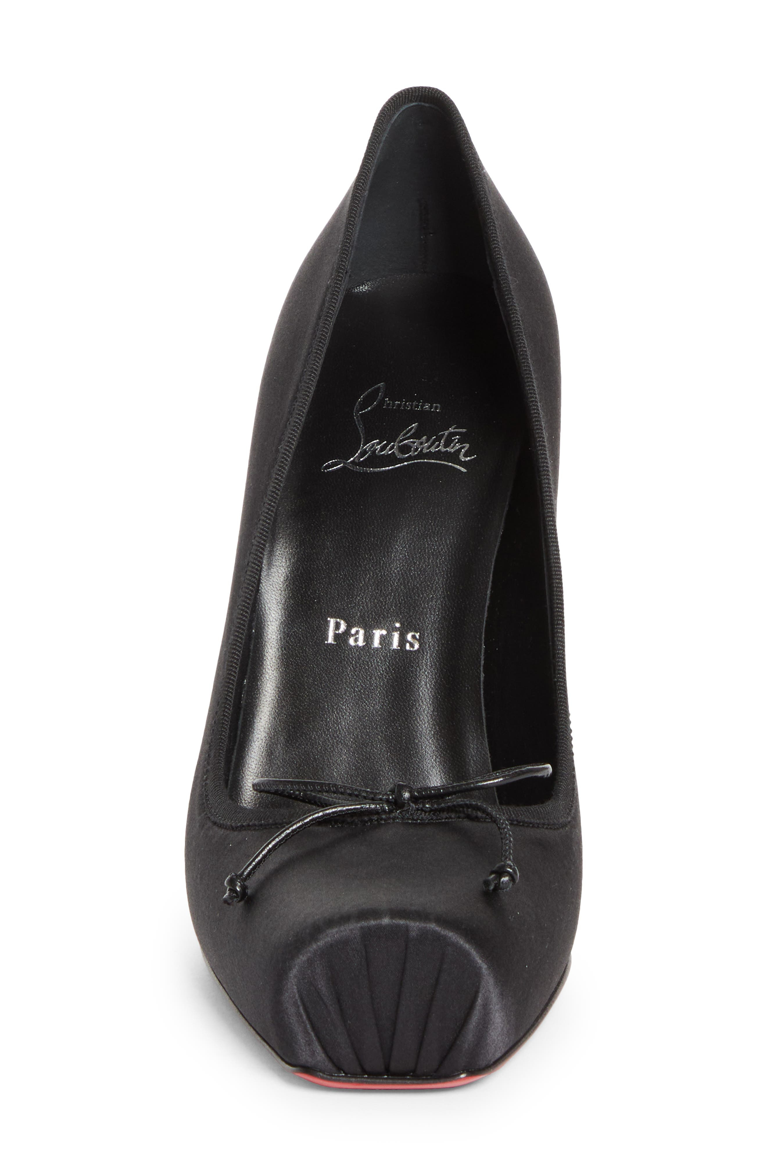 Christian Louboutin Cassia Square Toe Pump in Black at Nordstrom - 4