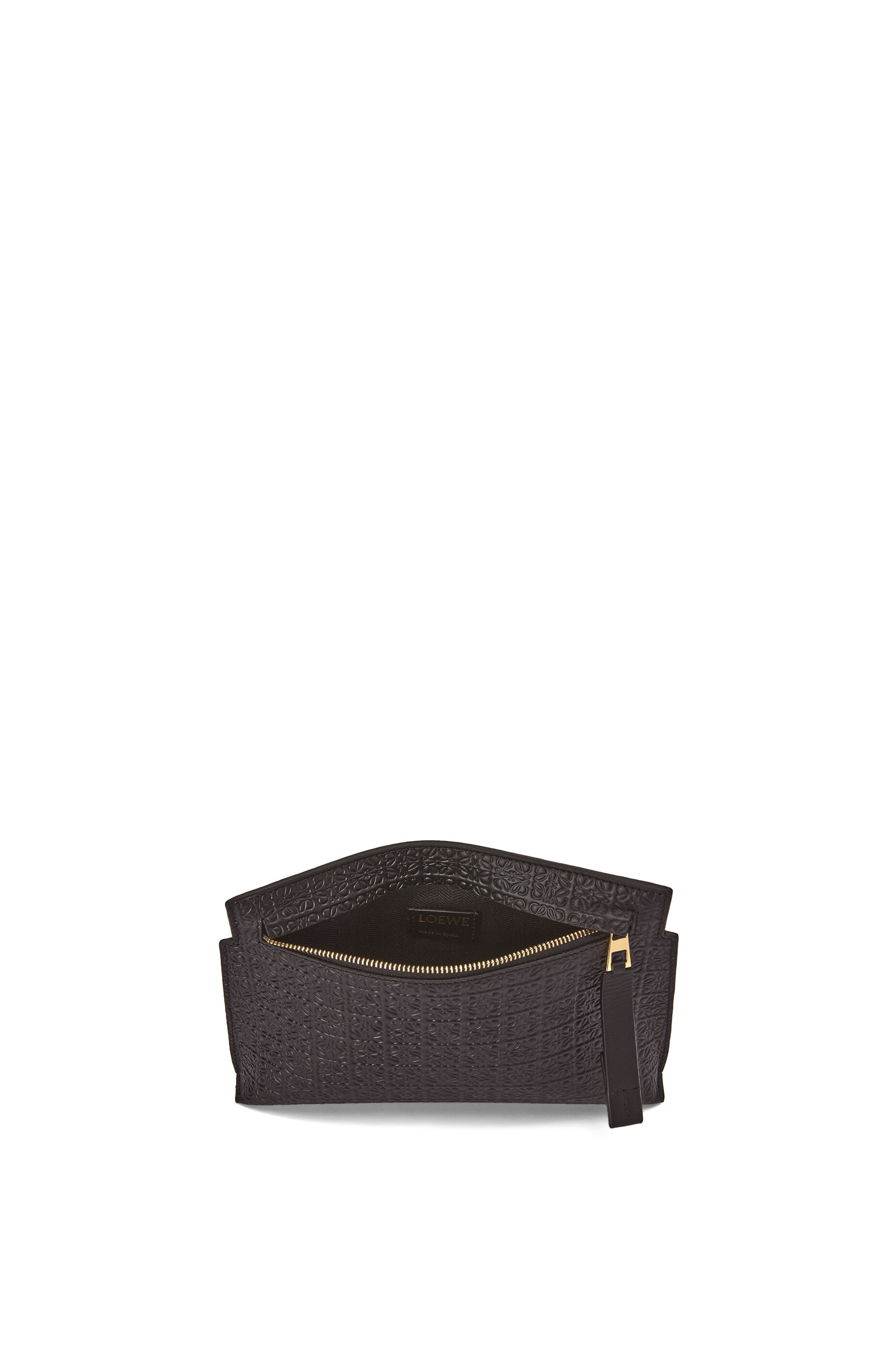 Mini Repeat T Pouch in embossed silk calfskin - 3