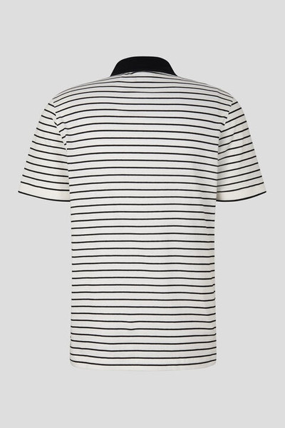 BOGNER Duncan polo shirt in Off-white/Black outlook