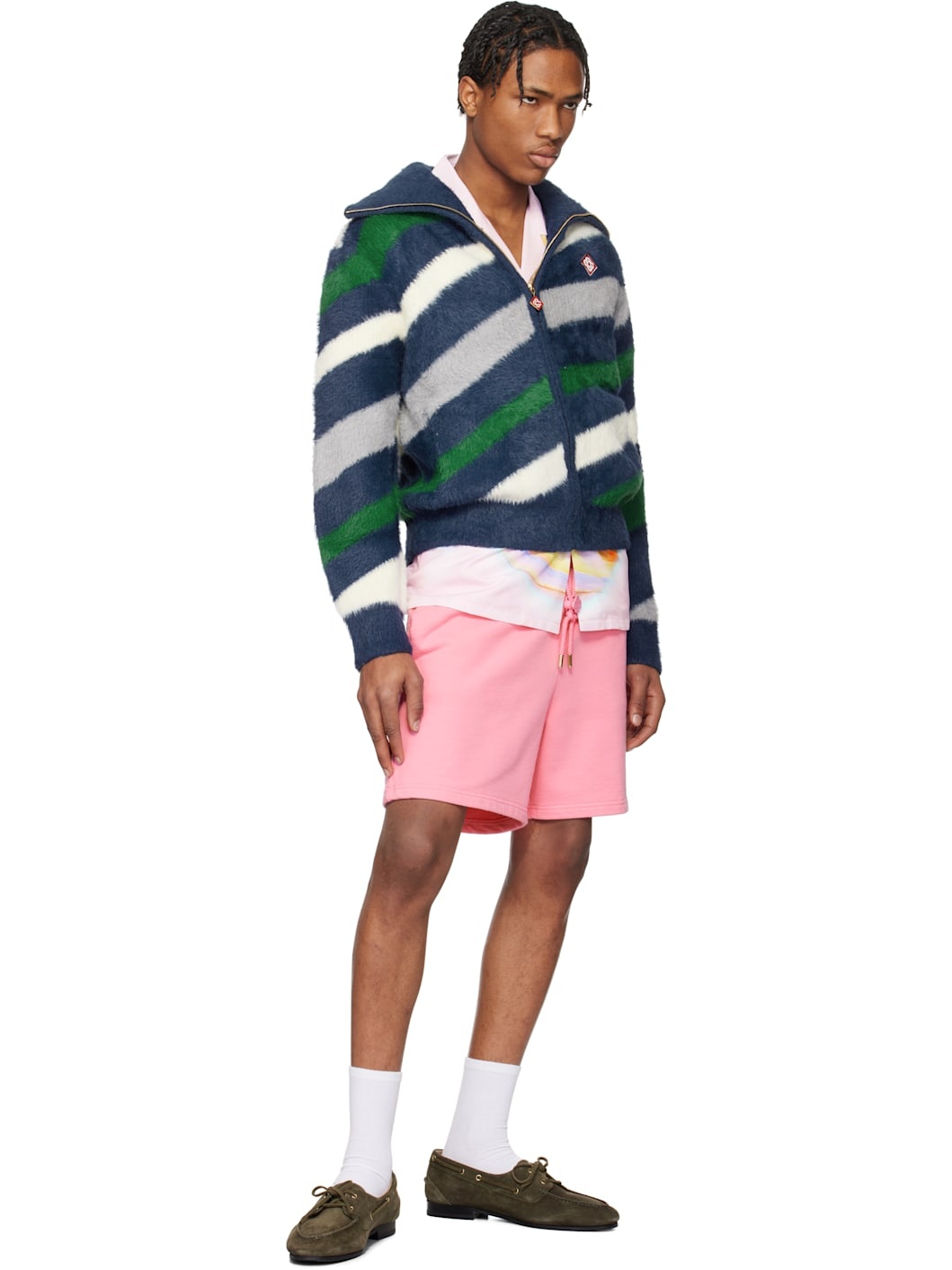 Pink Casa Way Skate Sweat Shorts - 5