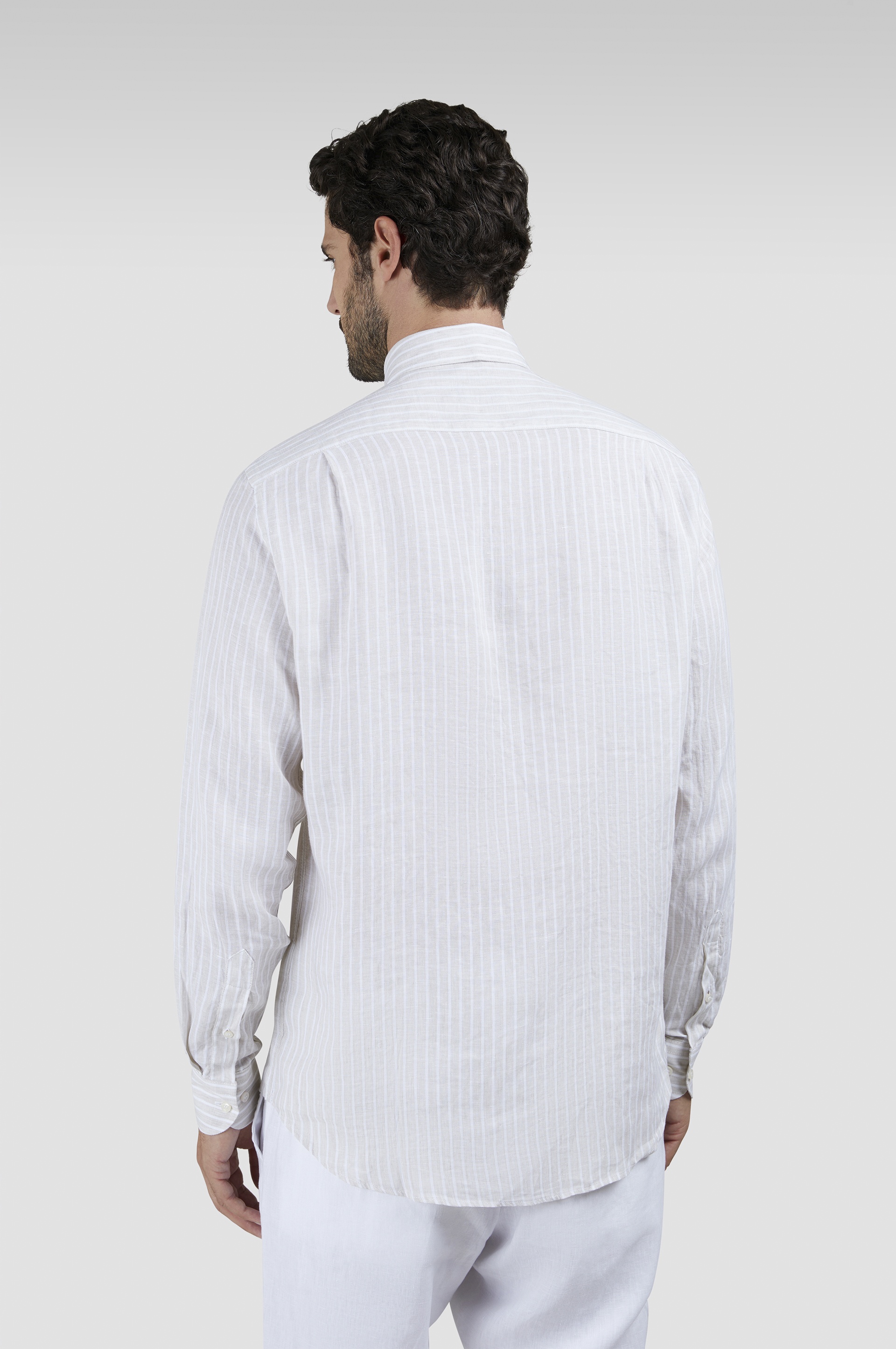 STRIPED LINEN SHIRT - 3