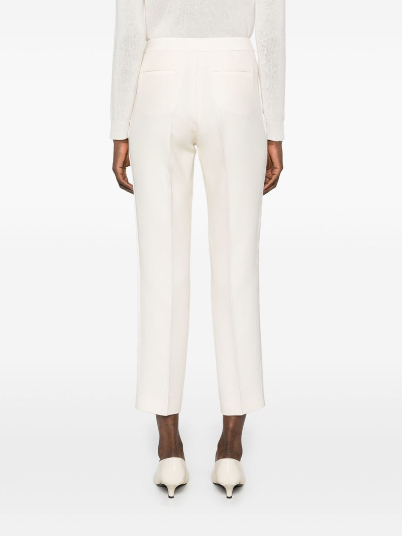 satin-trim trousers 4