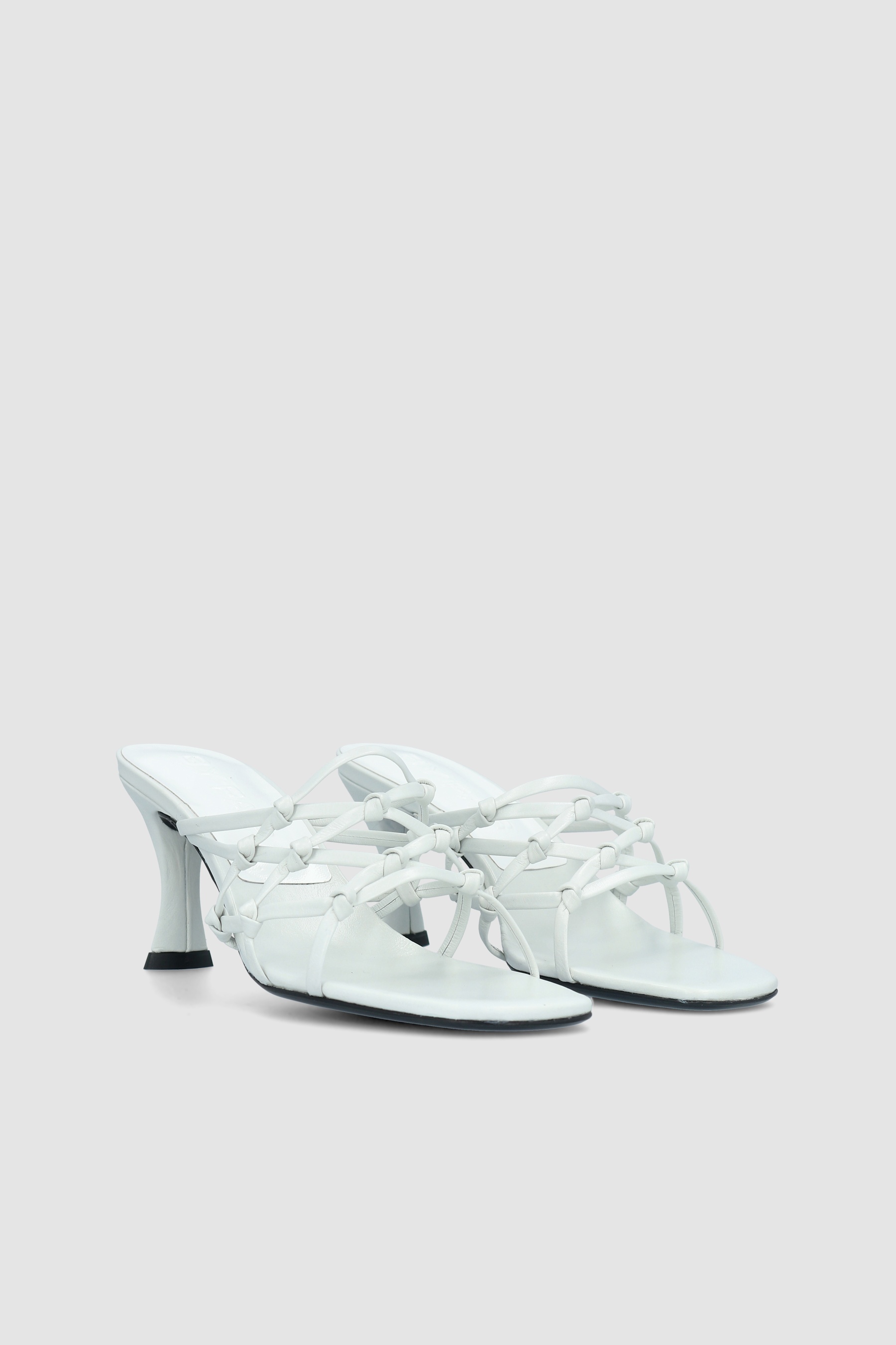 Malaya Burrata Creased Calf Leather Mule - 2