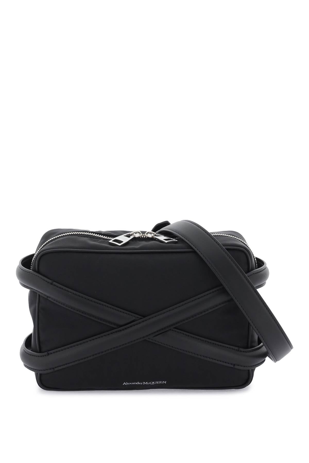 【関税&送料込】Alexander Mcqueen Mcqueen Camera Bag Alexander McQueen The Harness Zipped Camera Bag | Black