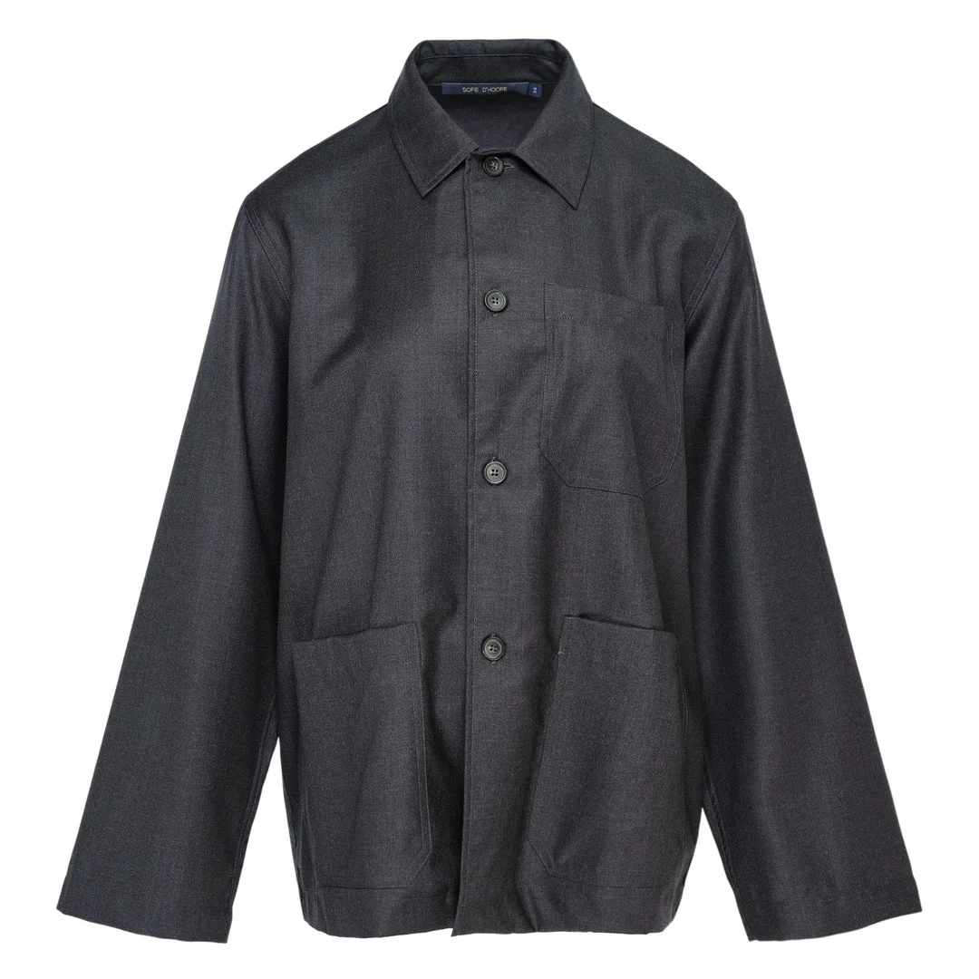 Three Pocket Shirt Jacket - 1