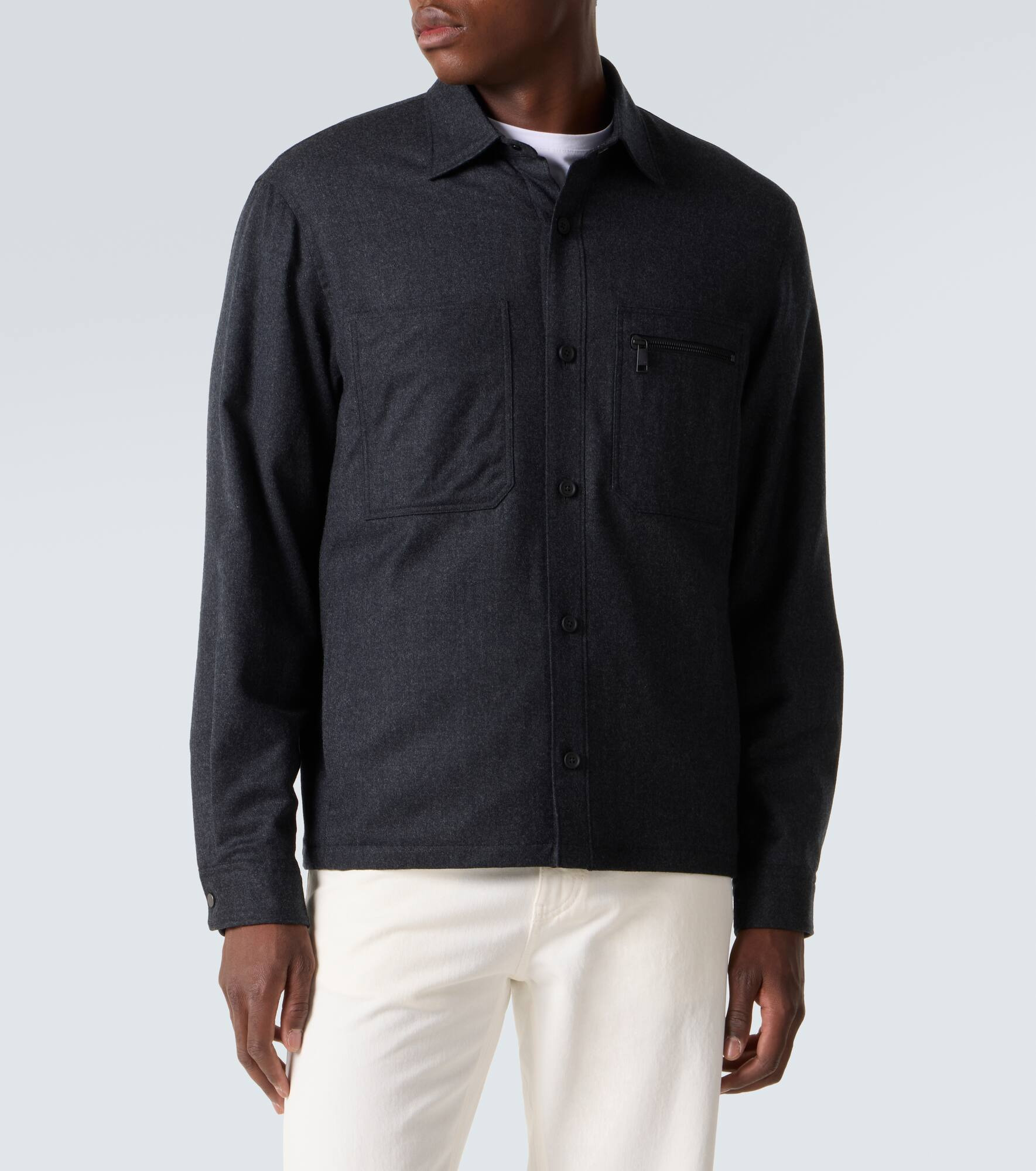 Wool overshirt - 3