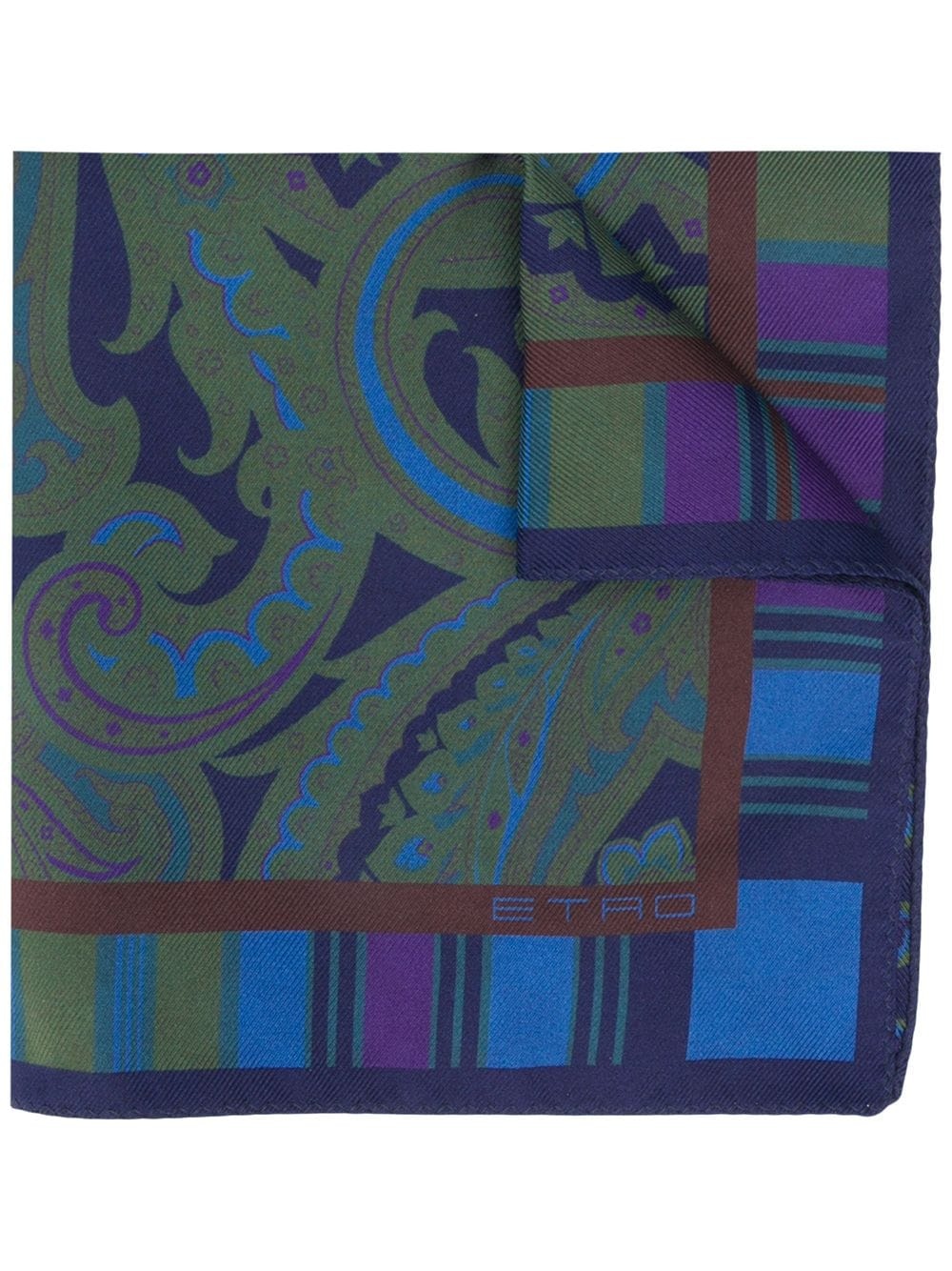 paisley-print scarf - 1