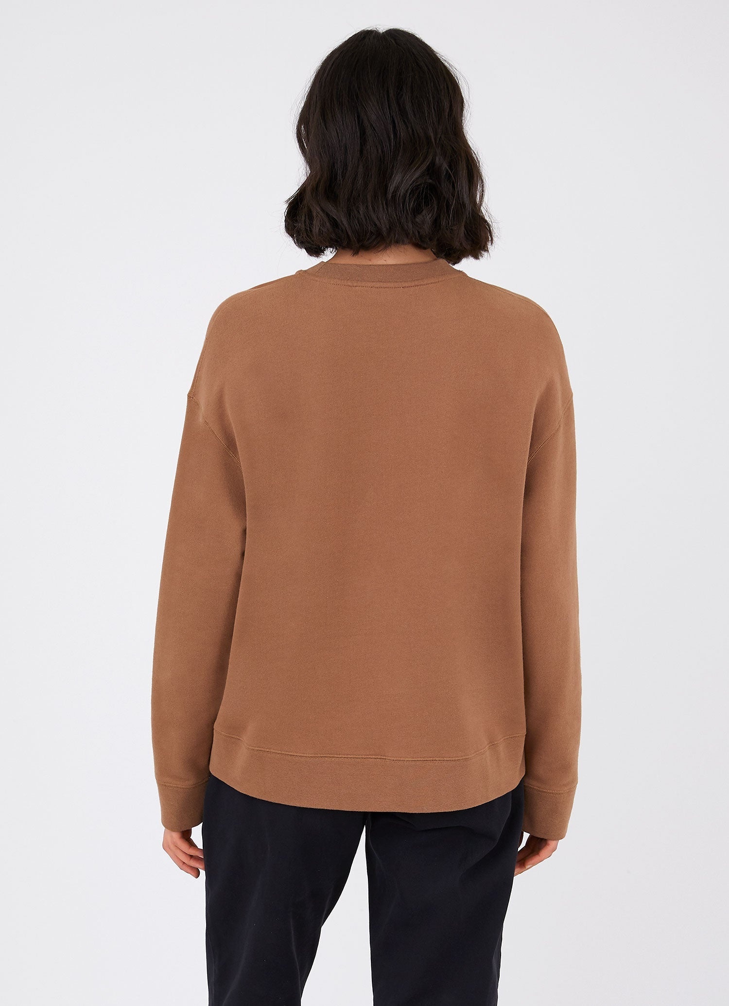 Relaxed Loopback Sweatshirt - 2