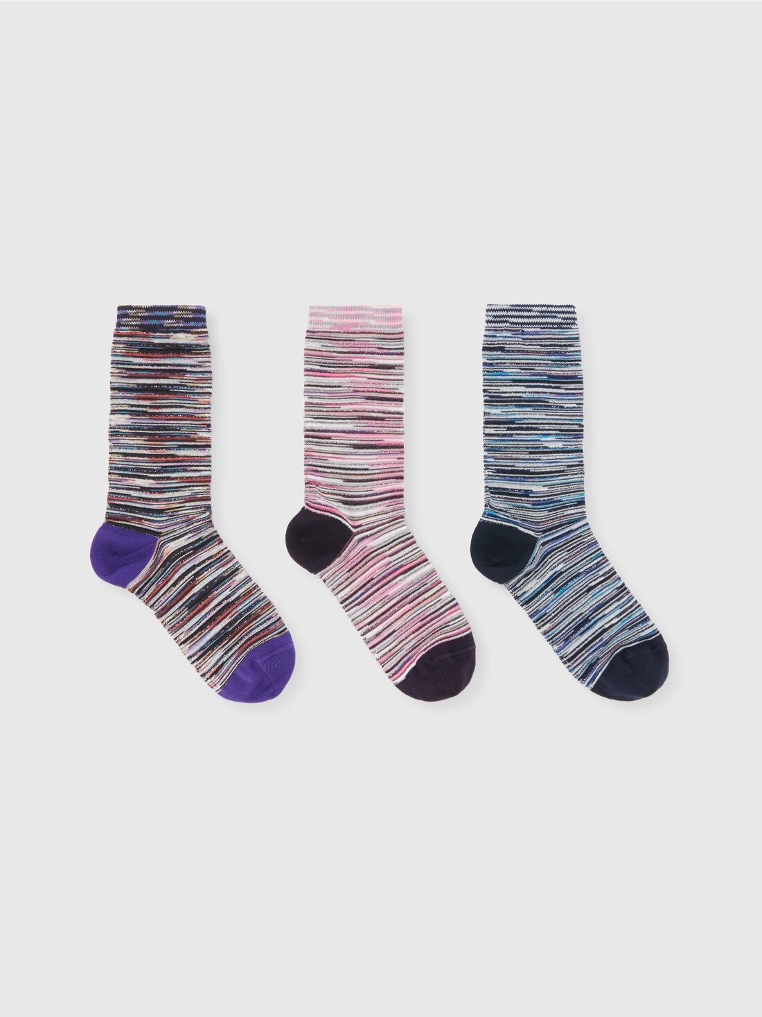 Set of 3 slub socks - 1