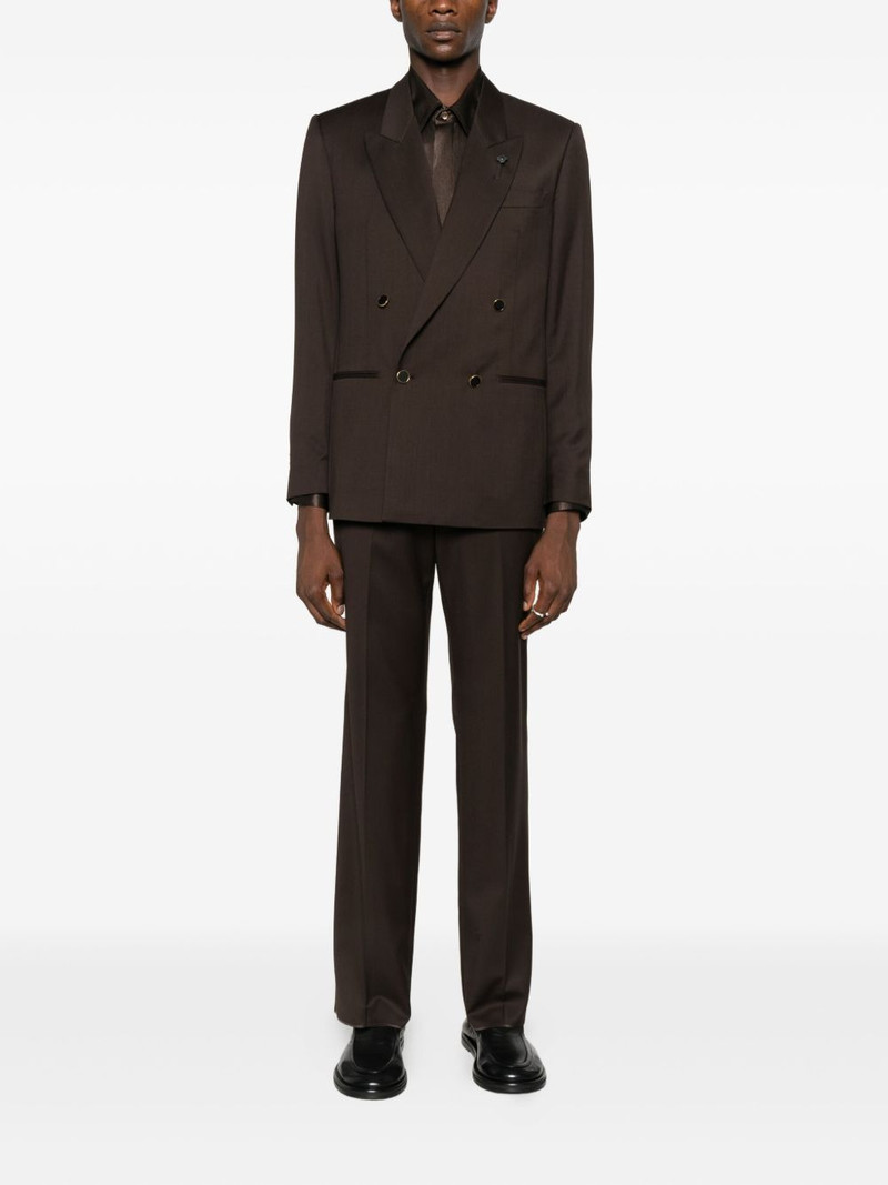 LARDINI tapered tailored trousers outlook