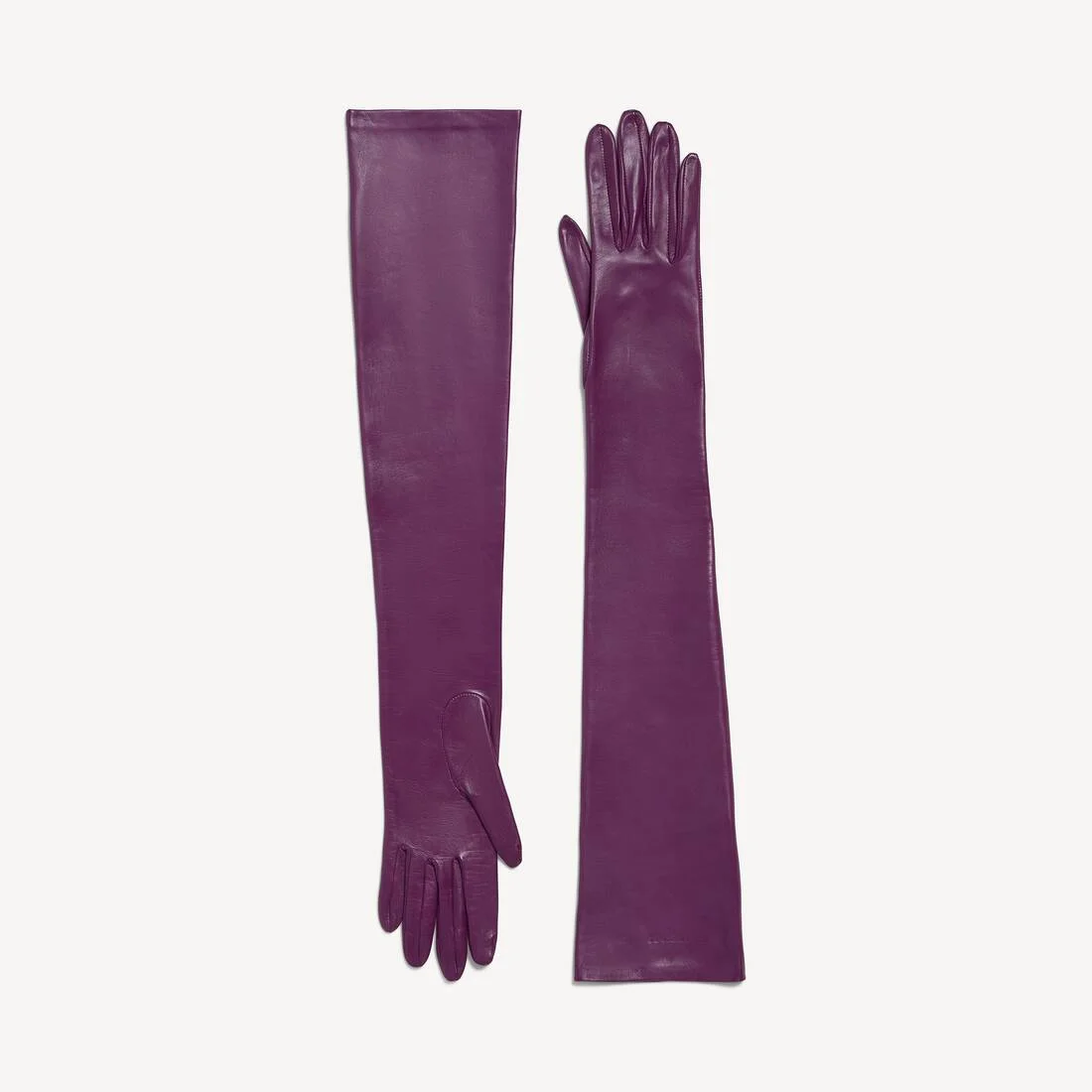 Women's Long Gloves in Iris - 1