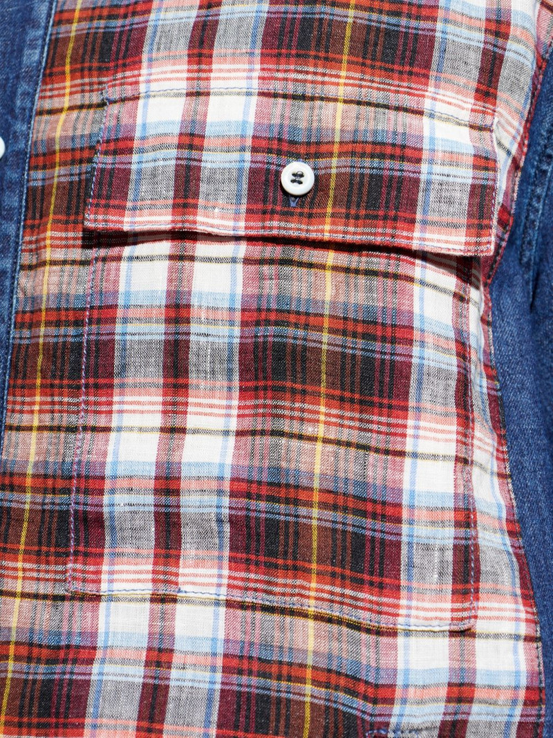 checked denim shirt 5