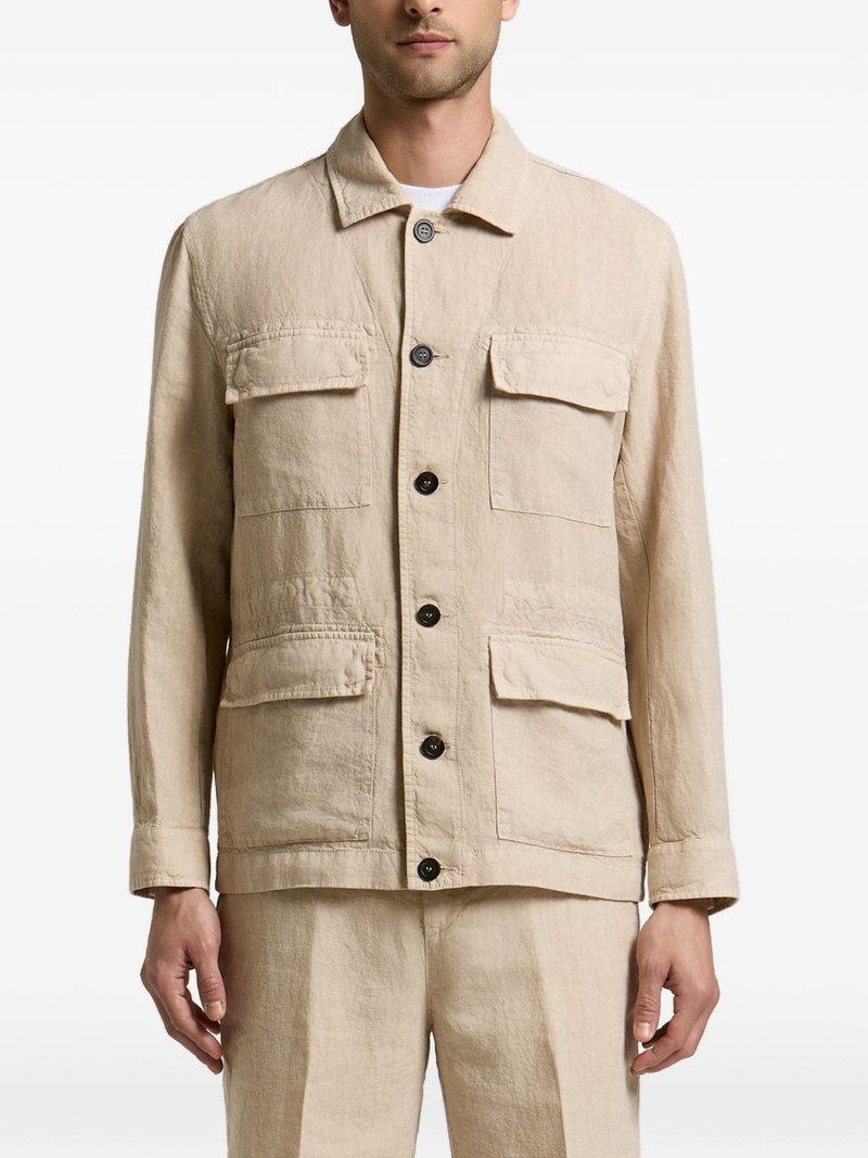 Saharan four-pocket button-up jacket 1