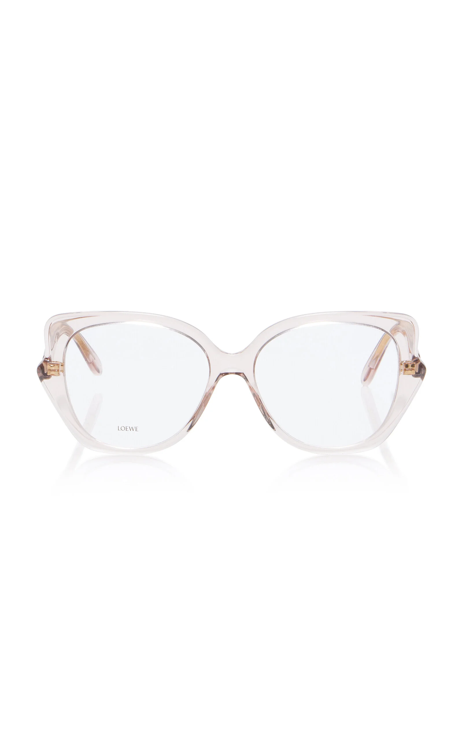 Oversized Cat-Eye Acetate Glasses pink - 1