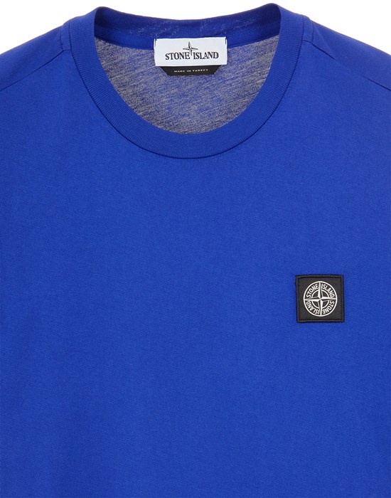 24113 GARMENT-DYED 60/2 COTTON JERSEY  ULTRAMARINE BLUE - 3