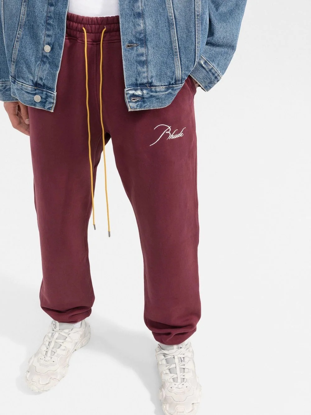 logo-embroidered track pants - 3