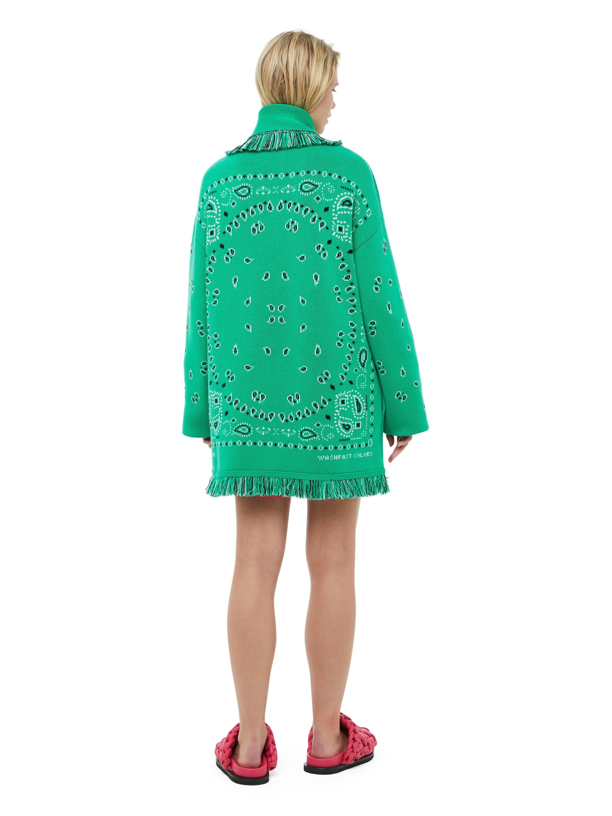 Bandana Jacquard Cardigan - 8