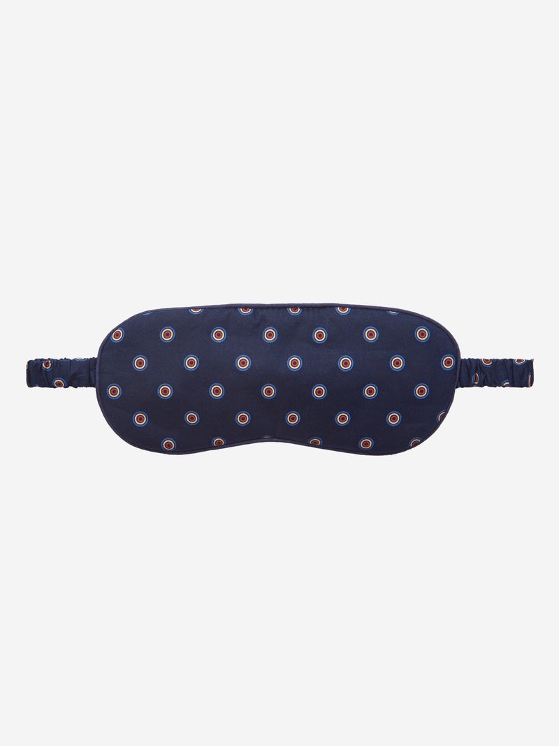 Eye Mask Nelson 90 Cotton Batiste Navy - 1