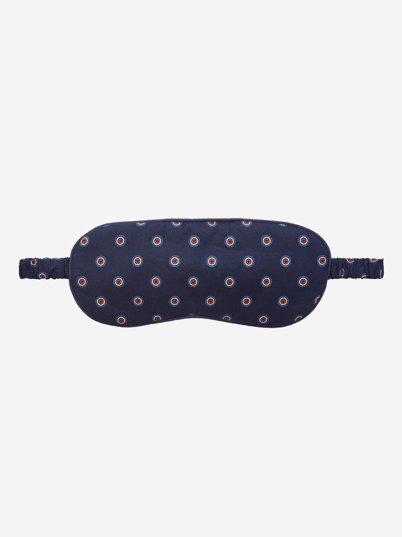 Eye Mask Nelson 90 Cotton Batiste Navy 1