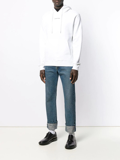 Sandro contrast logo hoodie outlook