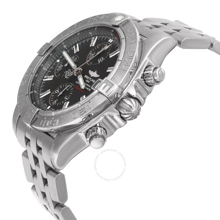 Pre-owned Breitling Breitling Galactic Chronograph Automatic Chronometer Black Dial Men's Watch A133 - 3