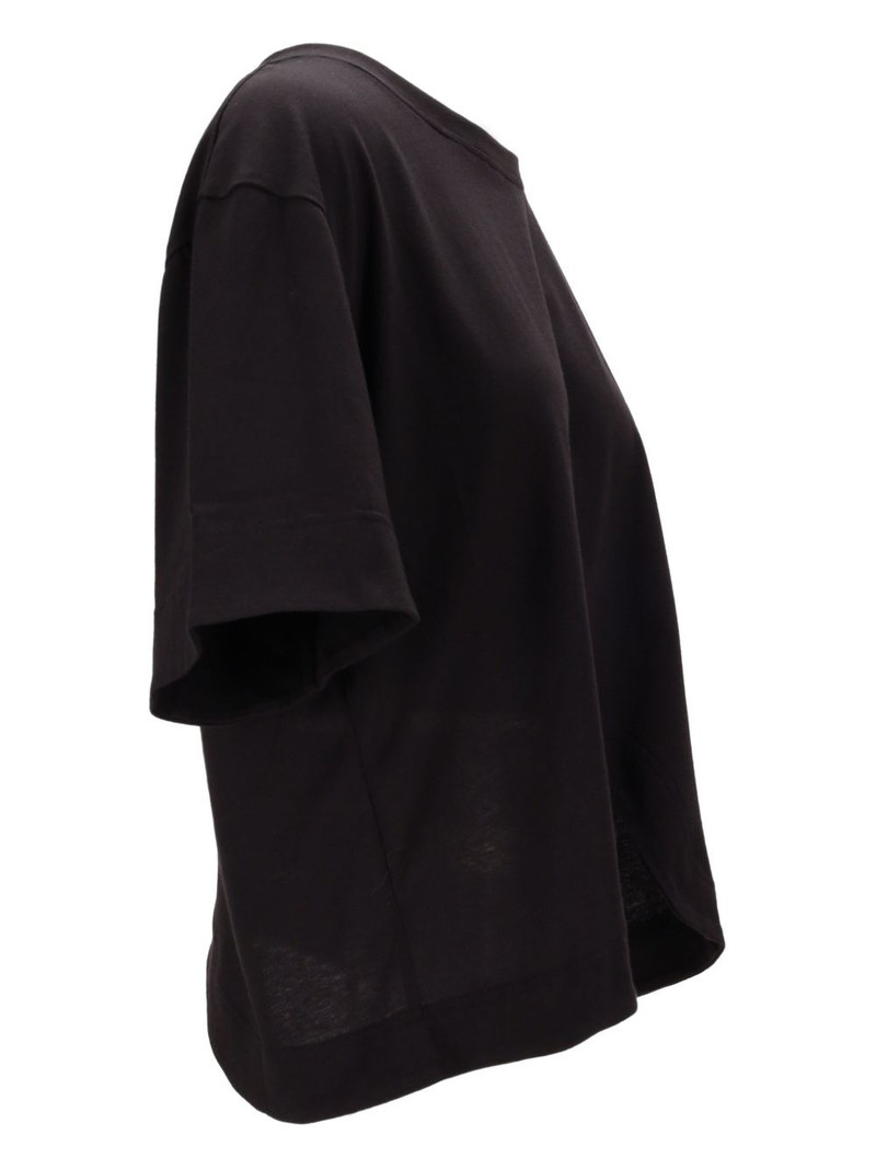 asymmetric-hem short-sleeve T-shirt 3