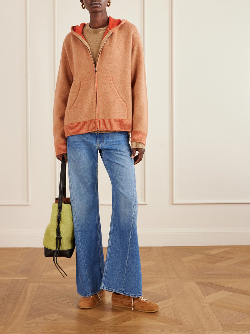 The Elder Statesman Canyon Cashmere Zip-up Hoodie outlook