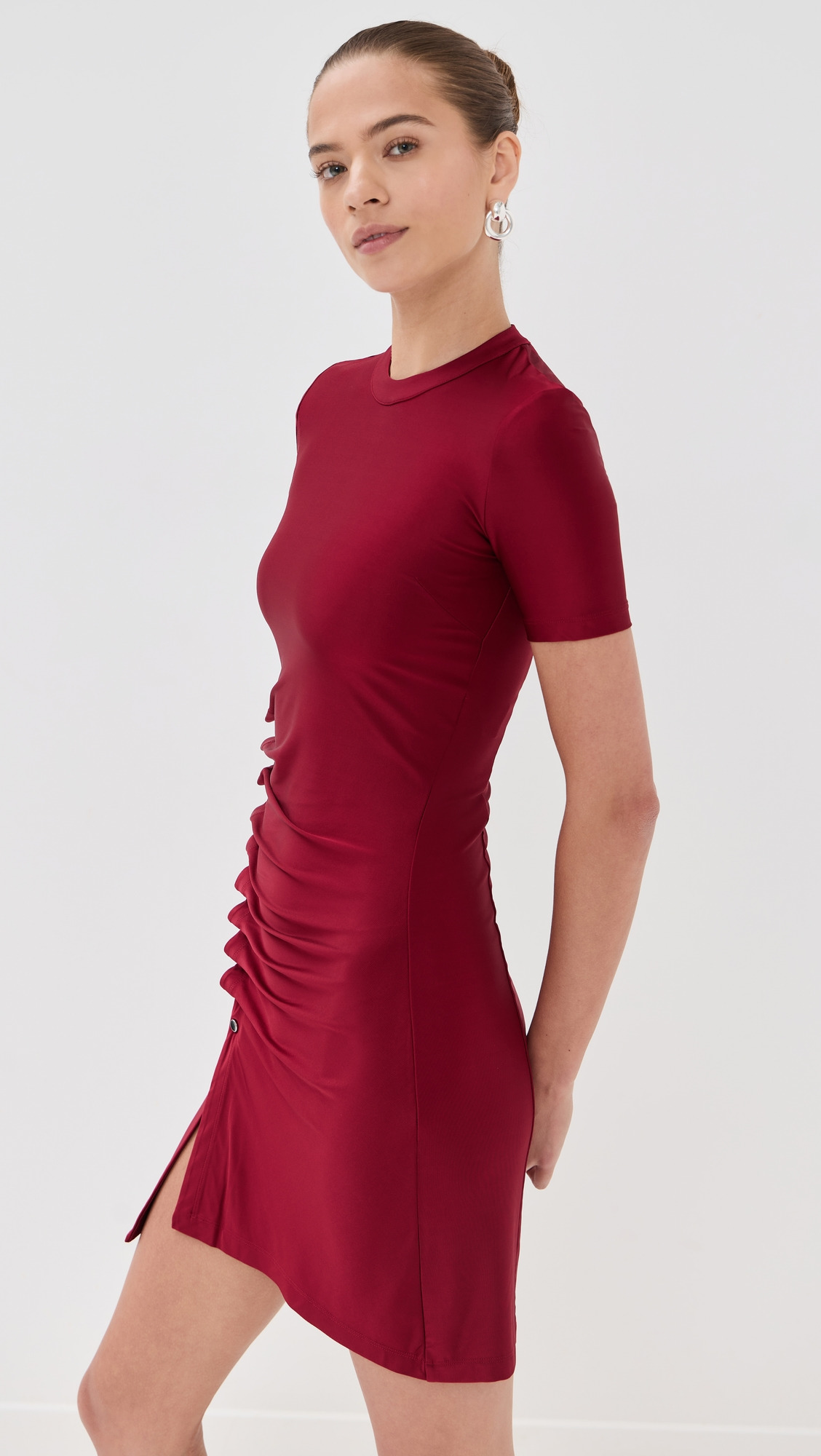 Draped Mini Dress - 3