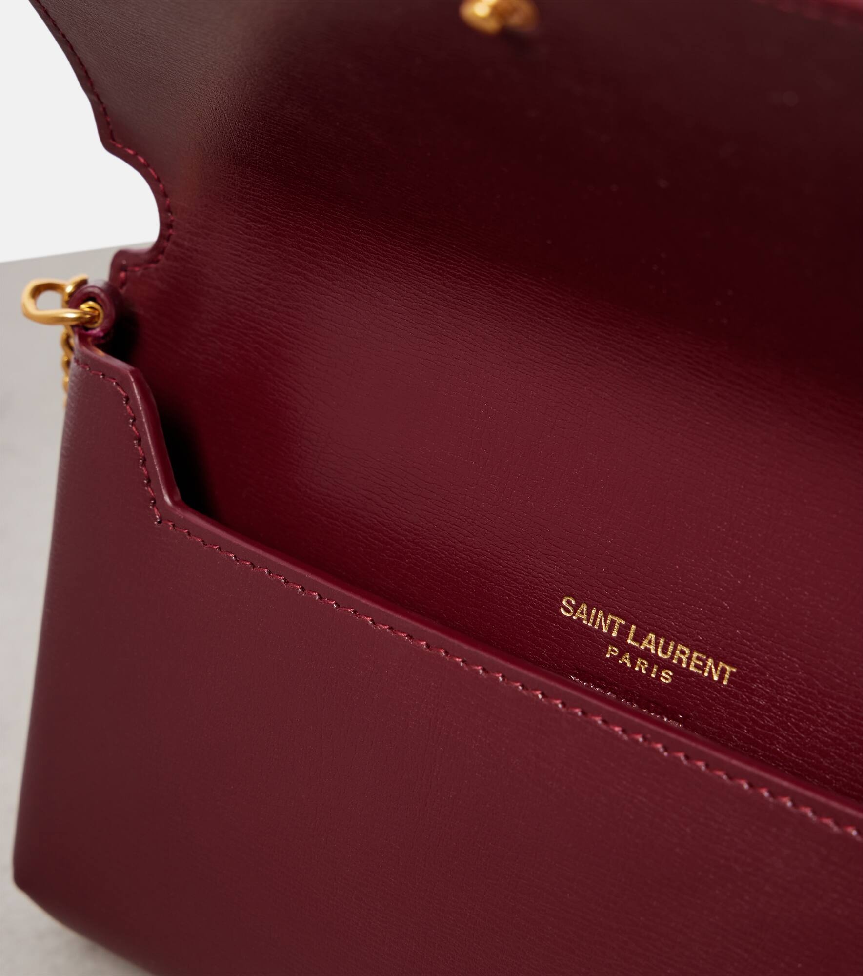 Cassandre leather crossbody bag - 3