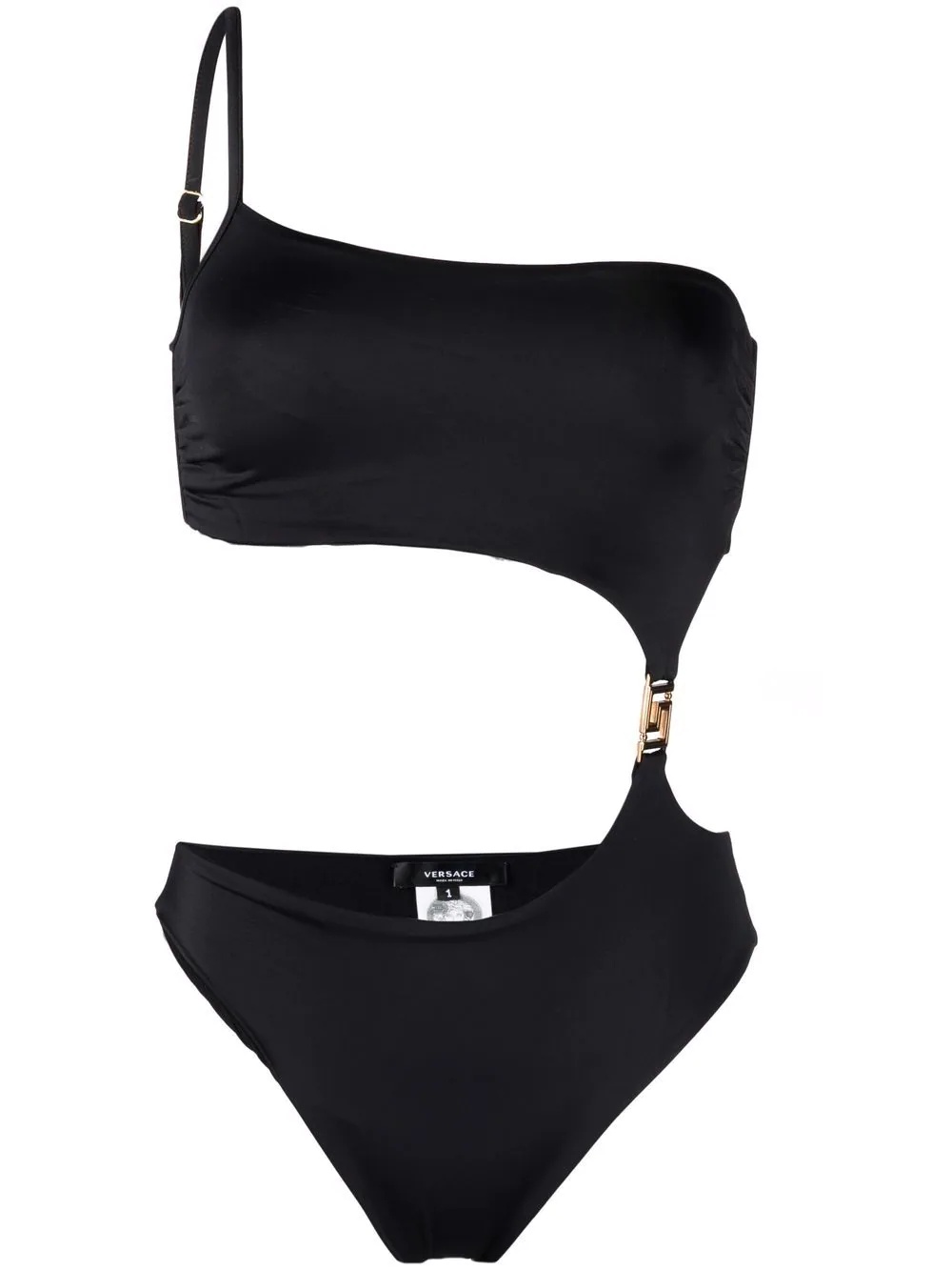 Greca cut-out swimsuit - 1